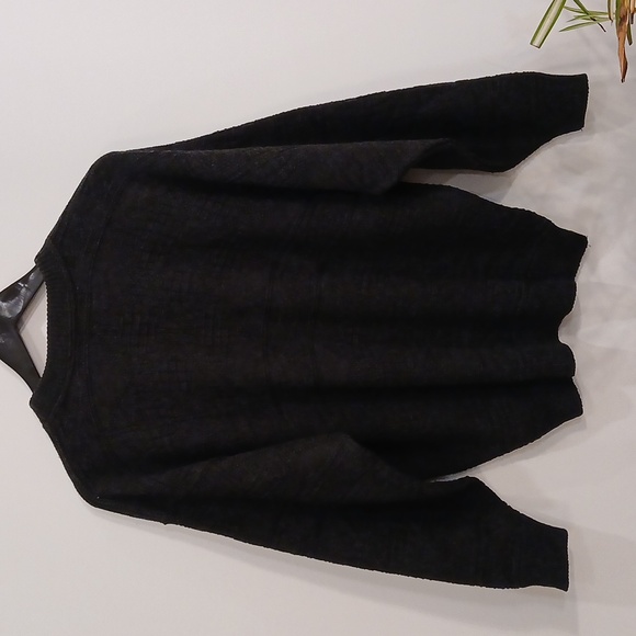 TIP TOP TAILORS Mens Heavy Knit Sweater in Grey - Picture 5 of 6